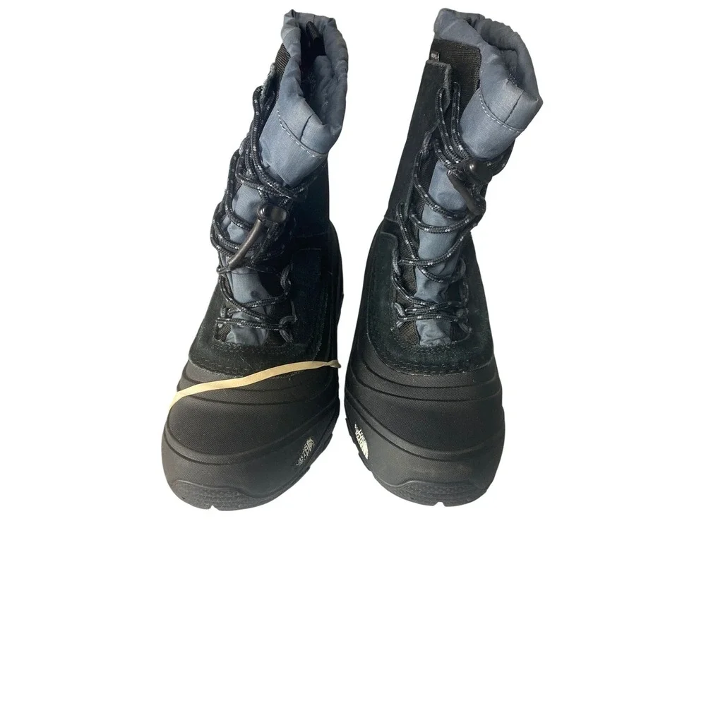 The North Face Black Waterproof Winter Snow Boots Youth 4
